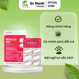 Viên uống men phụ khoa multi probiotics women ngăn ngừa v.i.ê.m nhiễm, nấm ngứa vùng kín - dr mạnh