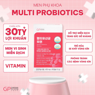 Combo Viên uống Men phụ khoa Multi probiotics women Ngăn Ngừa V.i.ê.m Nhiễm