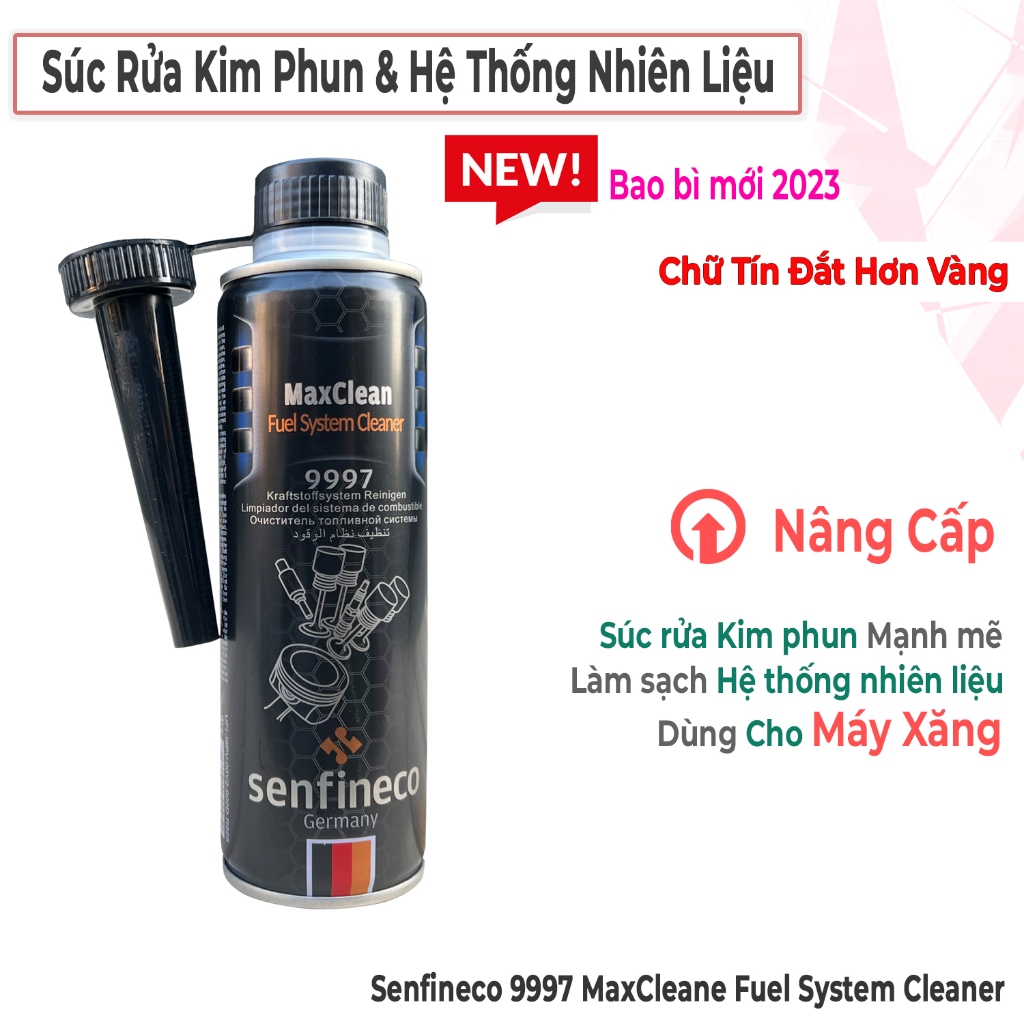 Senfineco 9997 Súc Rửa Kim Phun Hệ Thống Nhiên Liệu Cao Cấp Ô Tô Máy Xăng