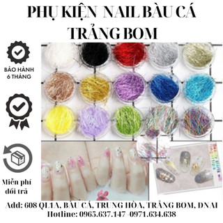 Set nhũ sợi , nhũ trang trí - sơri nail