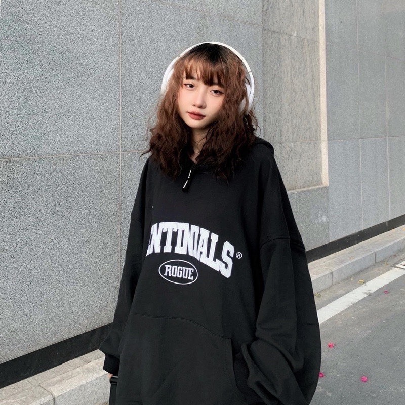 Áo Hoodie SENTINIALS ROGUE , Áo Hoodie Form Rông Unisex In Chữ Vải Nỉ Chân Cua Cao Cấp Nam Nữ