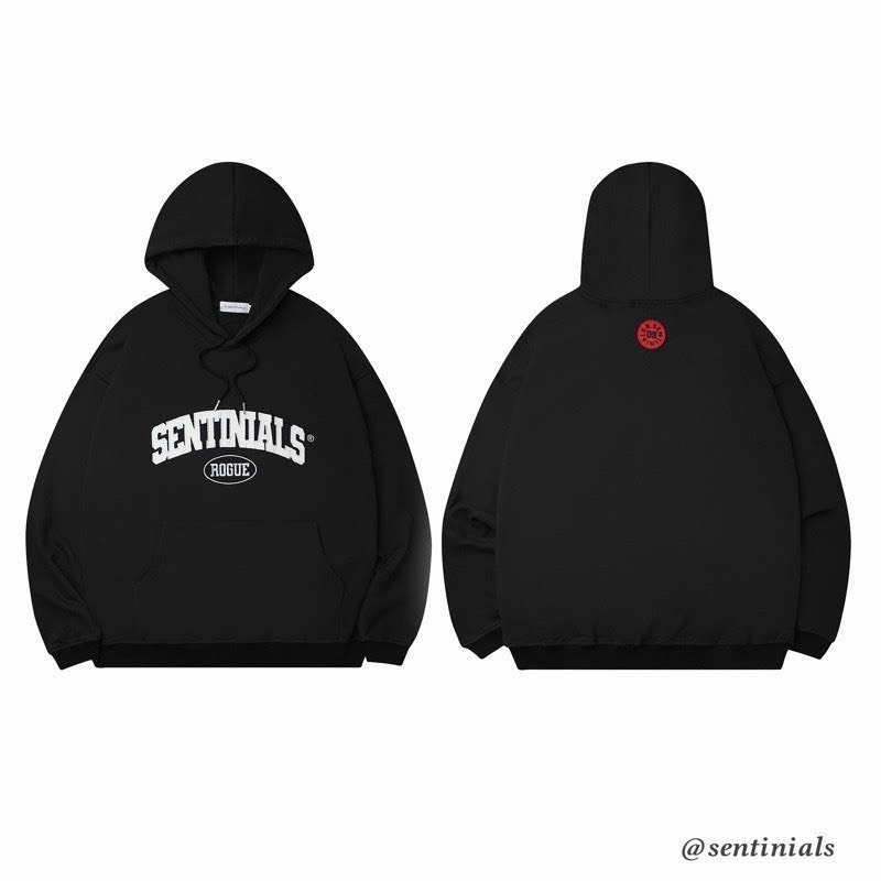 Áo Hoodie SENTINIALS ROGUE , Áo Hoodie Form Rông Unisex In Chữ Vải Nỉ Chân Cua Cao Cấp Nam Nữ
