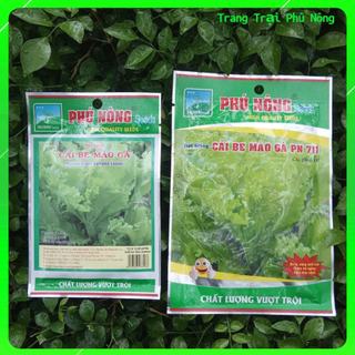 Hạt Giống Cải Bẹ Mào Gà Phú Nông - Gói 20g - 50g - Mustard Green Serrated Leaves