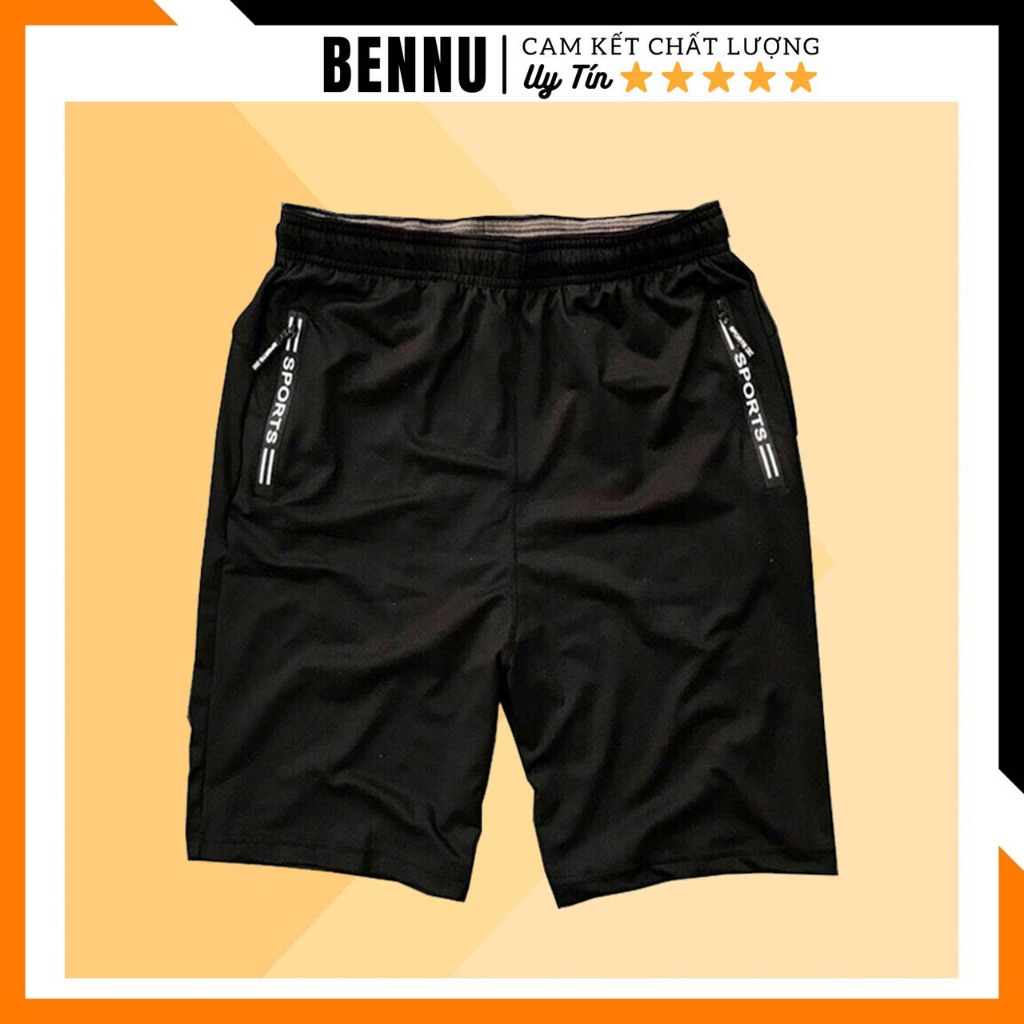 Quần đùi nam, thể thao, mặc nhà, vải thun, co giãn, thông thoáng, chất mềm mịn, có BIG SIZE, 4 màu ĐẸP || Mã: Q-15
