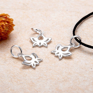 [S925] Charm bạc treo hoa sen - MH162 MOCHUONG JEWELRY