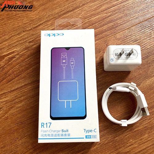 Bộ sạc OPPO siêu nhanh VOOC 20W R17 Type C Micro Dây sạc oppo Cáp sạc nhanh oppo Bảo hành 6 tháng