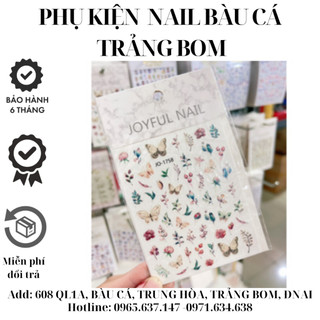 Sticker trang trí móng, hình dán trang trí móng các mẫu hot nhất hiện nay - sơri nail