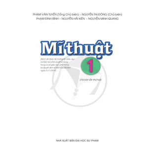 Sách Mĩ Thuật Lớp 1 - Cánh Diều