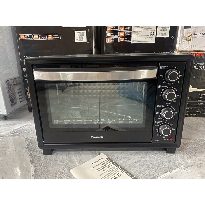 Lò nướng Panasonic NB-H3801KRA 38 lít (Hàng TRƯNG BÀY, bảo hành 12 tháng)