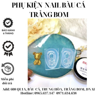 Khuôn gấu bột , gel . gấu bearbrick , mèo thần tài