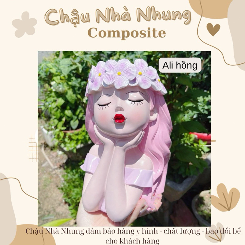 Chậu hoa cô gái Ali vòng hoa hàng loại 1 , hàng tuyển bao đổi trả cho khách hàng
