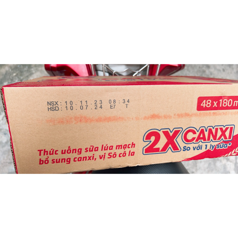 Thùng 48 Hộp Sữa Lúa Mạch Ovaltine 2x Canxi 180ml