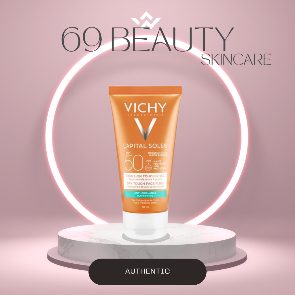 Kem Chống Nắng Không Gây Nhờn Rít Vichy
