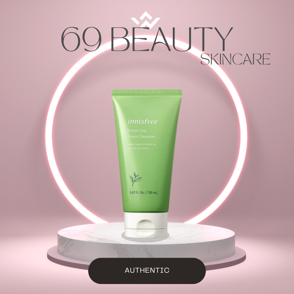 Sữa rửa mặt Innisfree Trà Xanh Foam Cleanser 150ml Hàn Quốc Làm Sạch Sâu, Ngừa Mụn, Kiểm Soát Nhờn Hiệu Quả