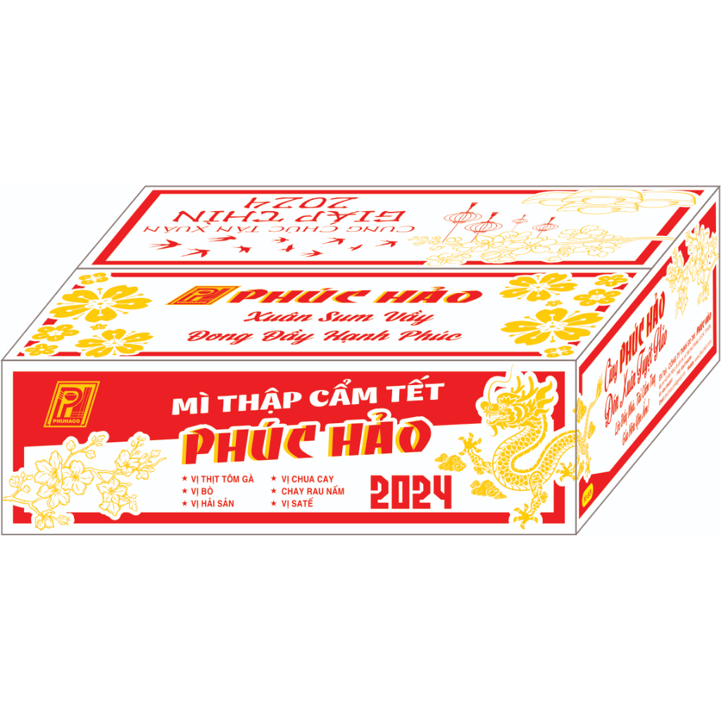 MÌ XUÂN THẬP CẨM TẾT (6 VỊ THƠM NGON GÓI TRỌN TRONG 30 GÓI)