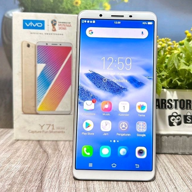 SIÊU RẺ Điện thoại Vivo Y71 3GB 2sim, mới hàng chính hãng màn hình 6inch - Chiến Game Chất_zal.o facebok tiktok mượt