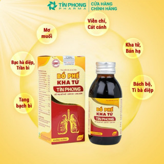 Siro bổ phế kha tử tín phong - không đường,bổ phế, giảm ho,long đờm