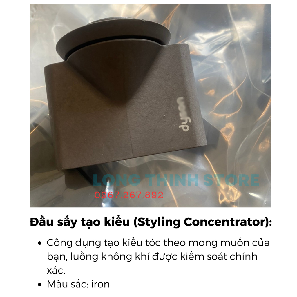 Đầu sấy tóc dành cho máy sấy tóc Dyson Supersonic used chính hãng đọc mô tả