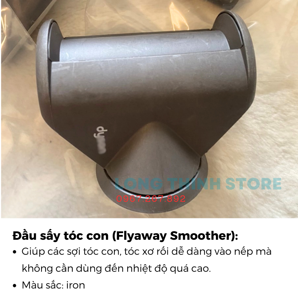 Đầu sấy tóc dành cho máy sấy tóc Dyson Supersonic used chính hãng đọc mô tả