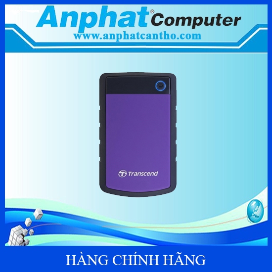 Ổ cứng gắn ngoài Transcend StoreJet H3B/ H3P 1TB SATA3 2.5'' - Hàng chính hãng