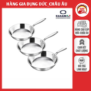 Chảo thép không gỉ cucina casani from italy size 20/ 26/ 28cm - nhập hàn quốc