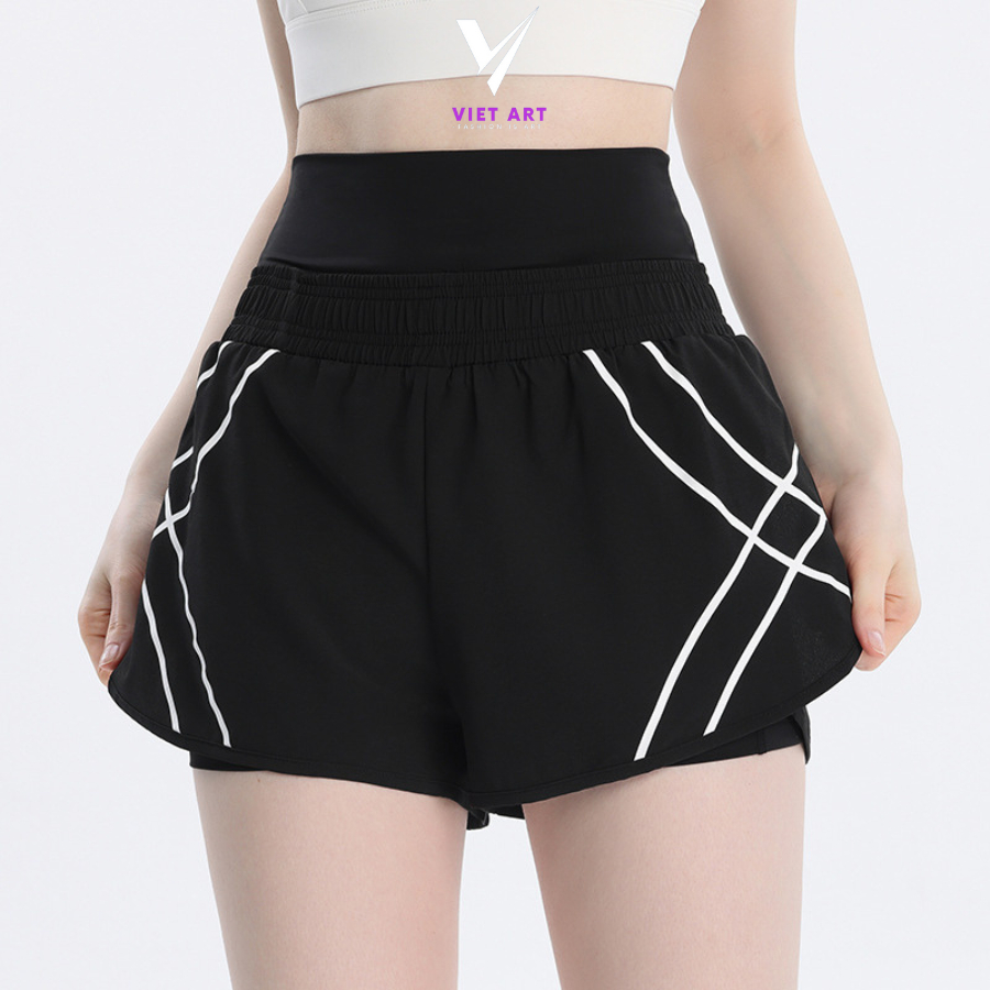 Quần Đùi 2 Lớp Tập Gym Tập Yoga,Quần Tập Thể Thao Nâng Mông, Tôn Dáng Cao Cấp 119