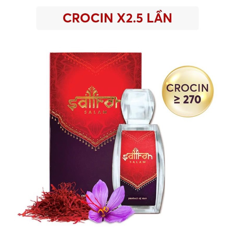 Nhụy Hoa Nghệ Tây SAFFRON SALAM 1Gr