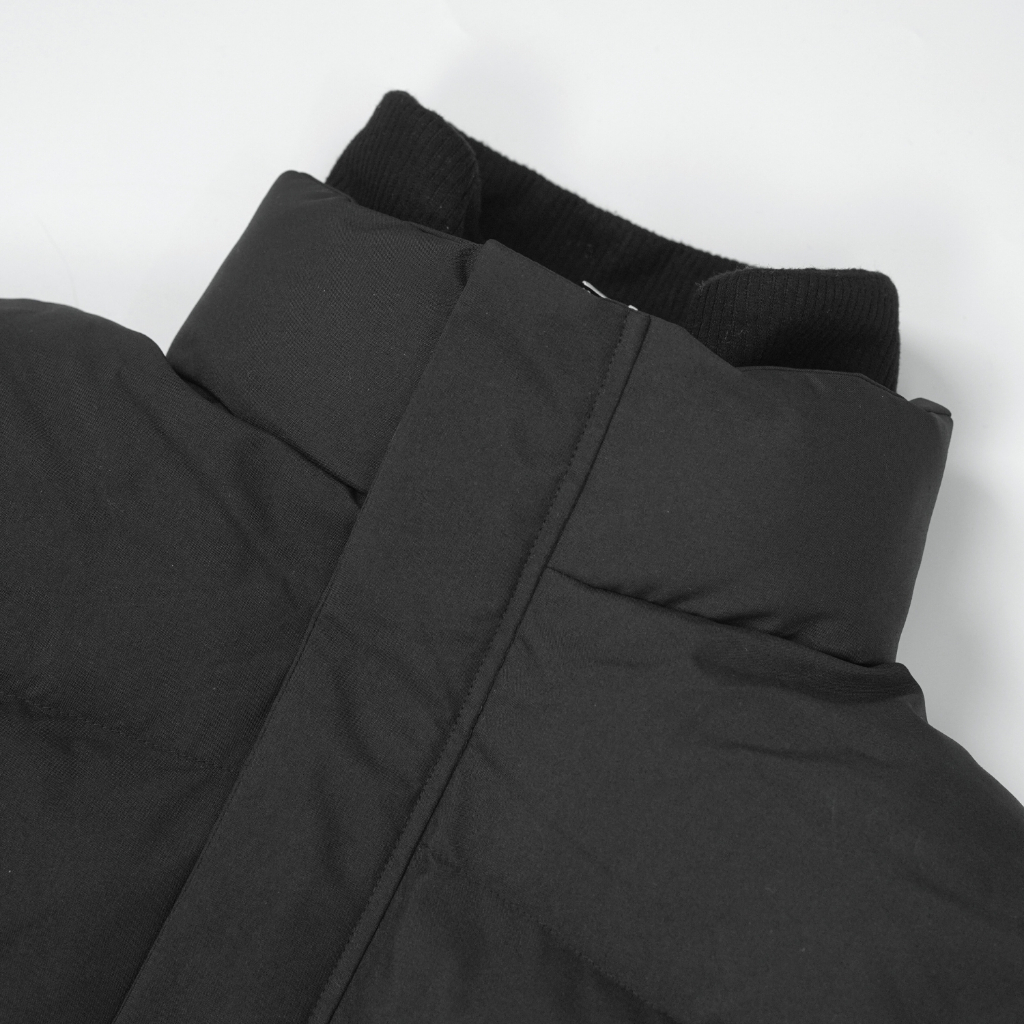 Áo Phao STEVE JACKET Màu đen, áo phao basic dáng crop Màu đen.