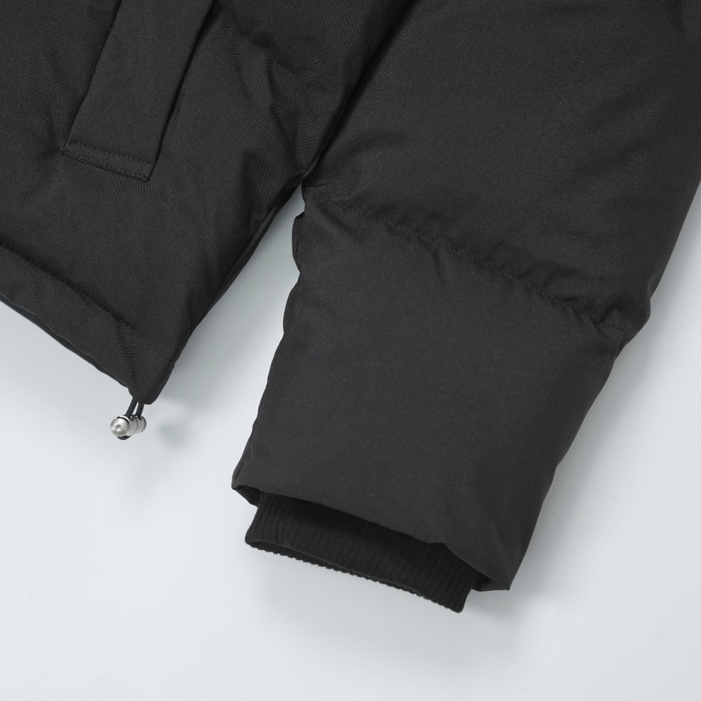 Áo Phao STEVE JACKET Màu đen, áo phao basic dáng crop Màu đen.