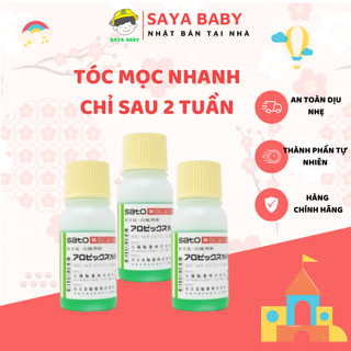 Chai lọ tinh chất kích thích mọc tóc thảo dược Sato Nhật bản 30ml giúp chống hói, ngăn ngừa rụng tóc