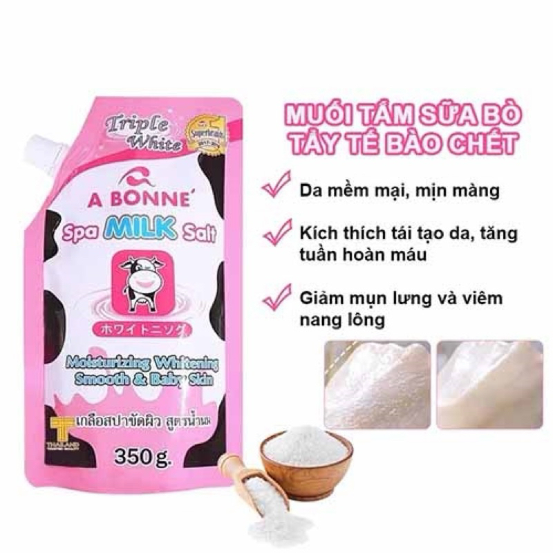Muối tắm sữa bò A Bonné Thái Lan