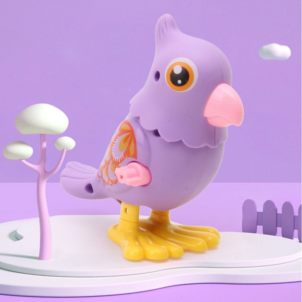 Đồ Chơi Vẹt Biết Đi, Đồ Chơi Chim Vặn Dây Cót