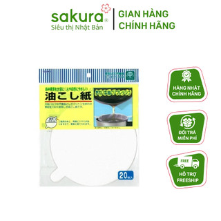 Giấy lọc cặn dầu ăn 20 tờ nội địa Nhật Bản