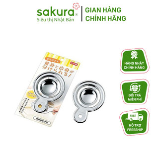 Dụng cụ tách lòng đỏ trứng inox nội địa Nhật