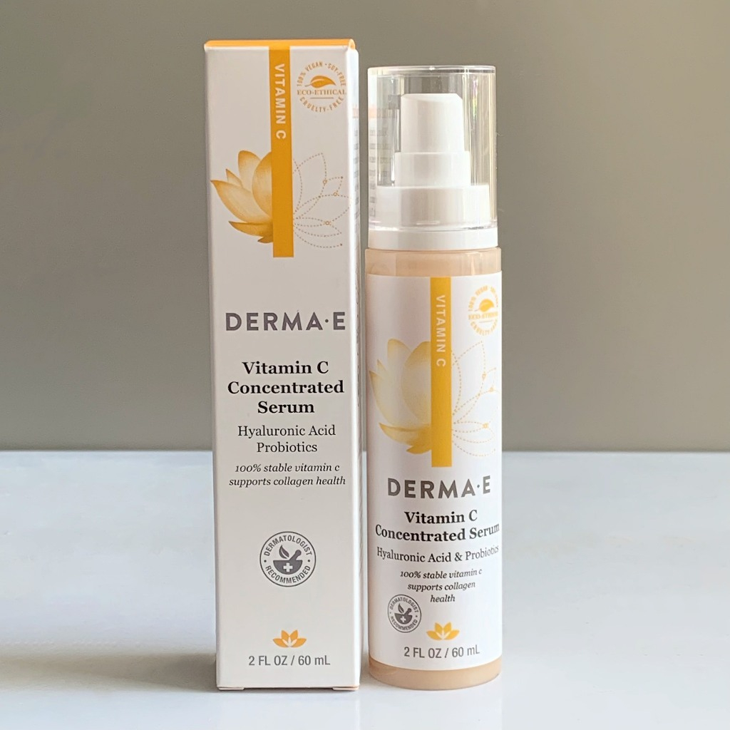 Tinh chất dưỡng ẩm và làm sáng da Serum Vitamin C Serum with Hyaluronic Acid ''DERMA-E'' 60ml