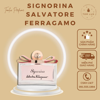 (FULL) Nước Hoa Nữ Sig Salvatore Ferragamo EDP TomLux 100ml (Sig Hồng Nhạt)