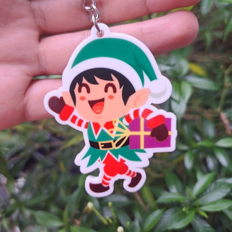 Móc khóa Mica in hình, ghi lời chúc theo yêu cầu