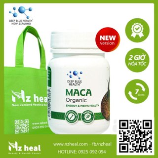 Viên tăng sinh lý từ Sâm Peru Deep Blue Health Organic Maca 60 viên