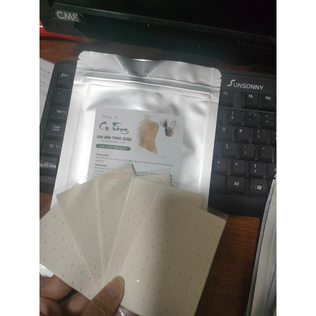 Cao Dán Xương Khớp Thảo Dược Cụ Tòng Hỗ Trợ Giảm Đau Vai Gáy, Tê Bì Tay Chân, Thoái Hóa, Thoát Vị Đĩa Đệm
