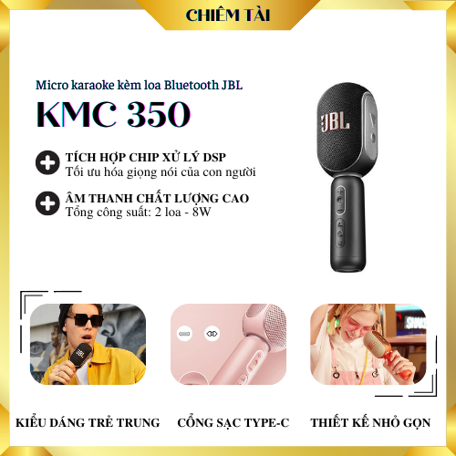 Micro karaoke kèm loa Bluetooth JBL KMC 350