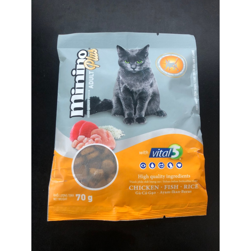 Thức ăn cho mèo gói dùng thử 70g các loại