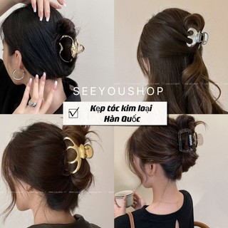 Kẹp tóc kim loại độc đáo phong cách hàn quốc thời trang cho nữ