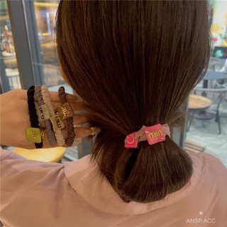 DÂY NƠ VẢI  KÈM CHARM cột tóc siêu cute