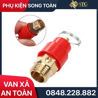 Van Xả Áp Khí & Van An Toàn - Cho Máy Nén Khí Hơi - Chất Liệu Đồng Thau + Bước Ren 13 17 21 Phù Hợp Các Máy Thông Dụng