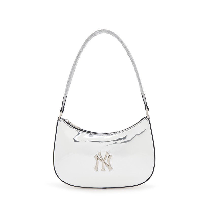 Túi MLB kẹp nách Silver Nylon bóng 2024 Tiện dụng phong cách