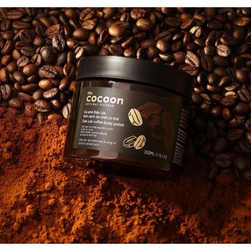 Tẩy Da Chết Body Làm Đều Màu Da Và Dưỡng Mịn Da Chiết Xuất Cà Phê Dak Lak