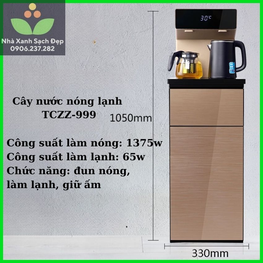 Cây nước nóng, lạnh thông minh có điều khiển từ xa TẶNG ẤM SIÊU TỐC và BÌNH TRÀ - Cây nước nóng tự động