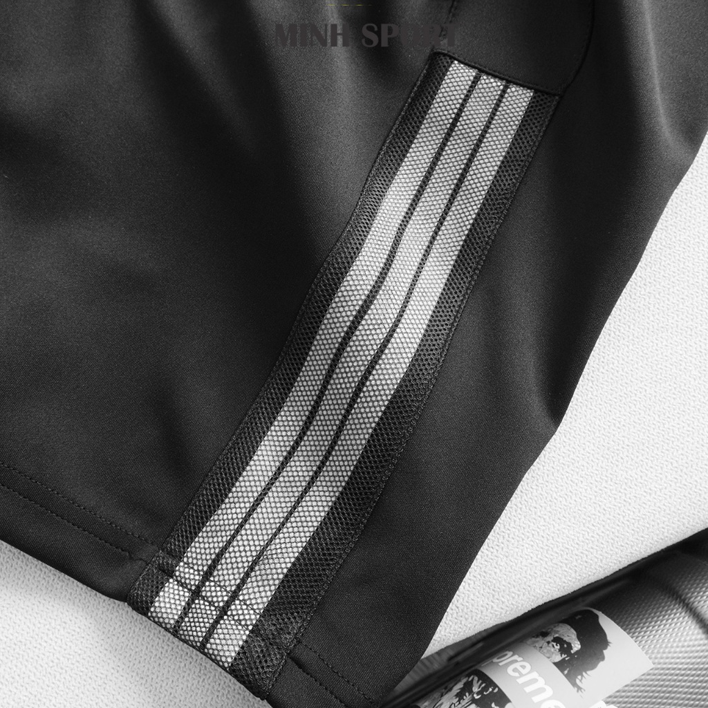 Quần Short Đùi Thể Thao Nam Thun 2 Da Mềm Mịn, Phối Lưới Cao Cấp mã QUAN.33