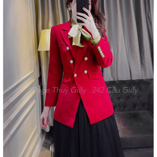 Áo blazer cúc vàng 3 màu cao cấp