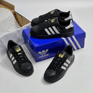 Giày thể thao Adidas Superstar Black - Sò đen nam nữ cao cấp
